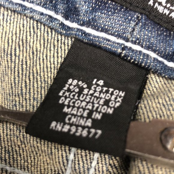 LIKE NEW A.N.A. MODERN FIT STRAIGHT JEANS 14/32x32 ⭐ - Picture 5 of 11